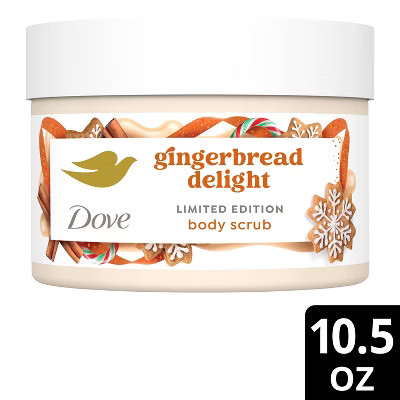 Dove Beauty Limited Edition Holiday Treat Body Scrub - Gingerbread Delight - 10.5oz | Target
