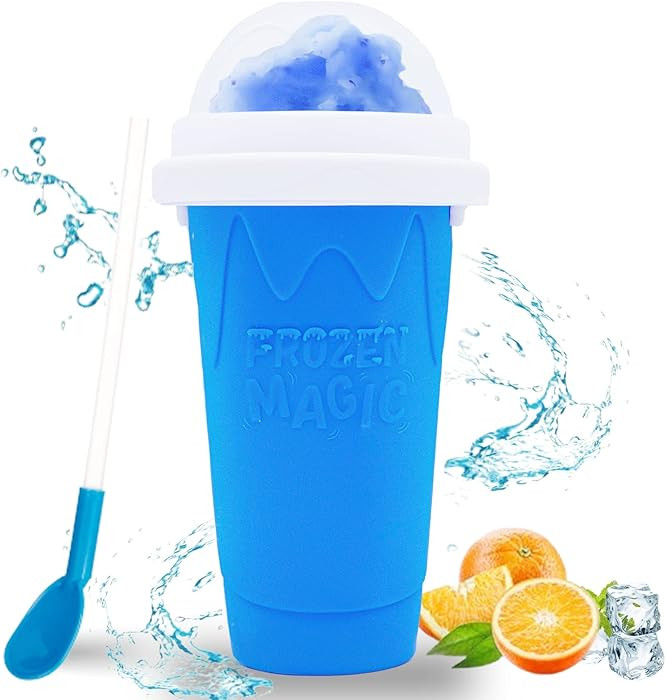 Magic Slushy Maker Squeeze Cup Slushie Maker, Homemade Milk Shake Maker Cooling Cup Squee DIY it ... | Amazon (US)