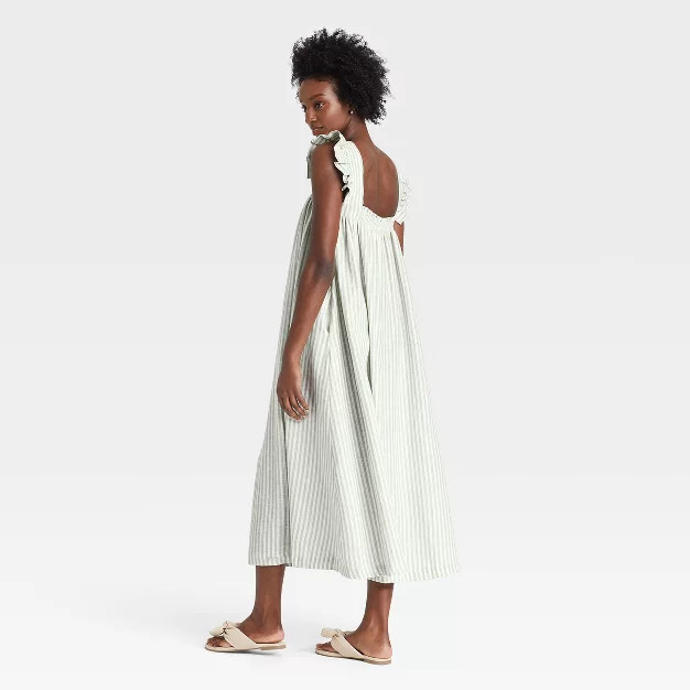 Women's Short Ruffle Sleeve A-Line Dress - A New Day™ | Target