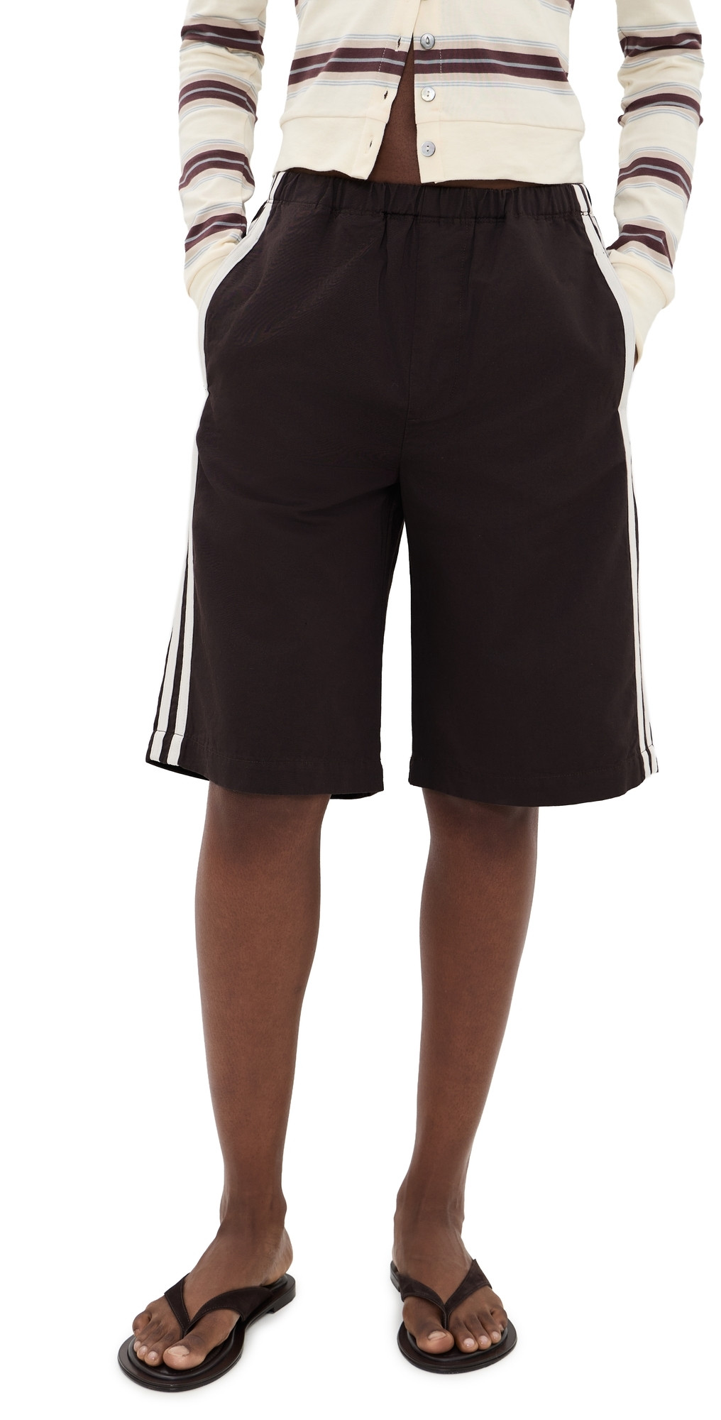 Citizens of Humanity Anais Track Shorts Chocolate XS | Shopbop