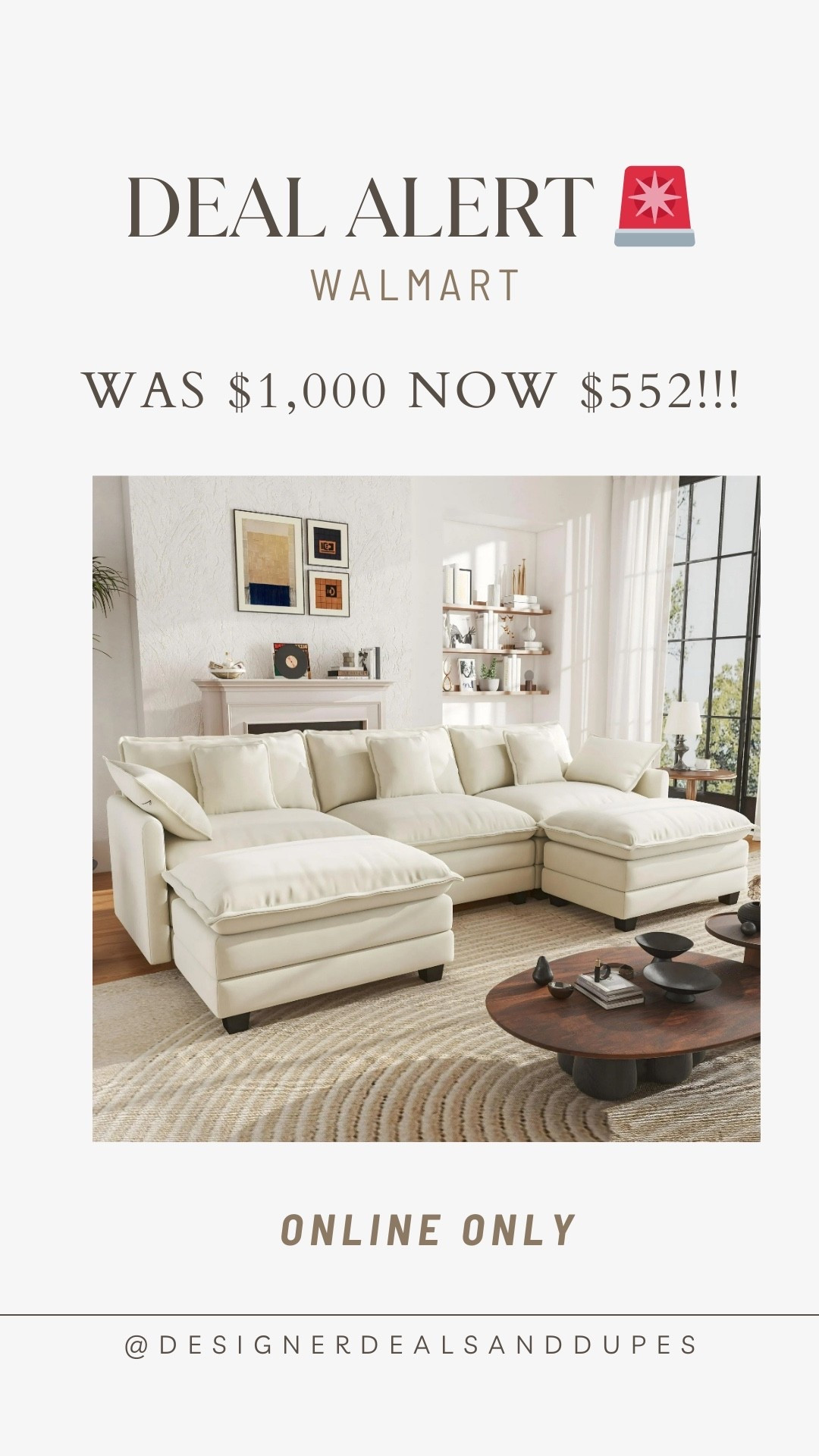 Walmart affordable couch!