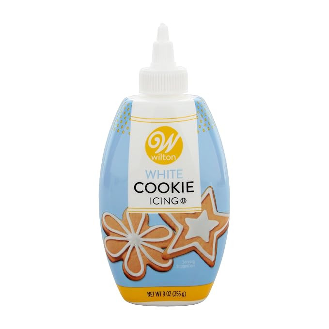 Wilton Cookie Icing - Quick, Easy-To-Use and Ready for Cake and Cookie Decorations, 9 Ounce, Whit... | Amazon (US)