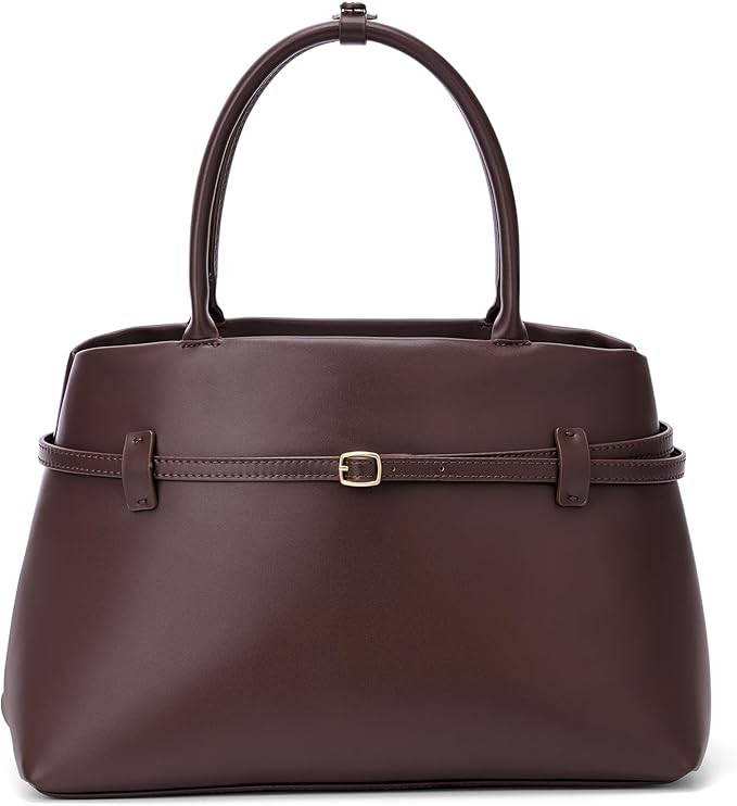 YFGBCX Tote Bag for Women Vegan Leather Work Bag Top Handle Bag Trendy Luxury Hobo Handbag Colleg... | Amazon (US)