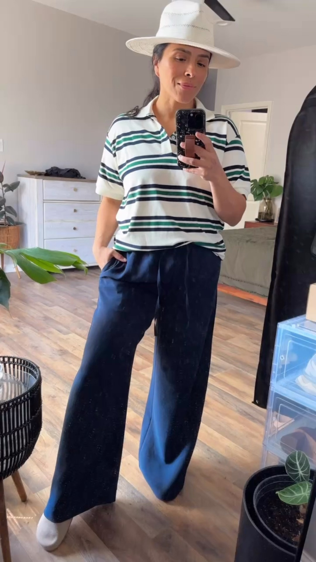 Leisure Polo Top in Ivory Moss
LIONESS
@Aritzia the lodge pant

Polo shirt outfit ideas 
Spring outfits 2026


#LTKWorkwear #LTKootd #LTKMidsize