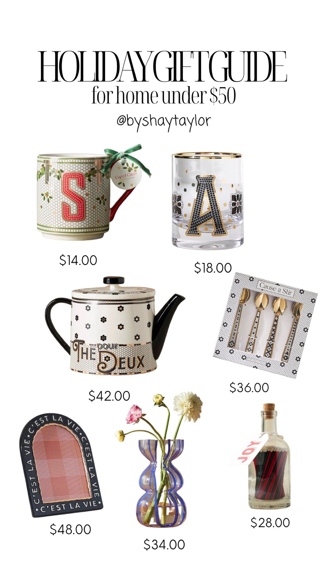 Holiday Gift Guide Under $50 

#LTKHoliday #LTKGiftGuide #LTKfindsunder50