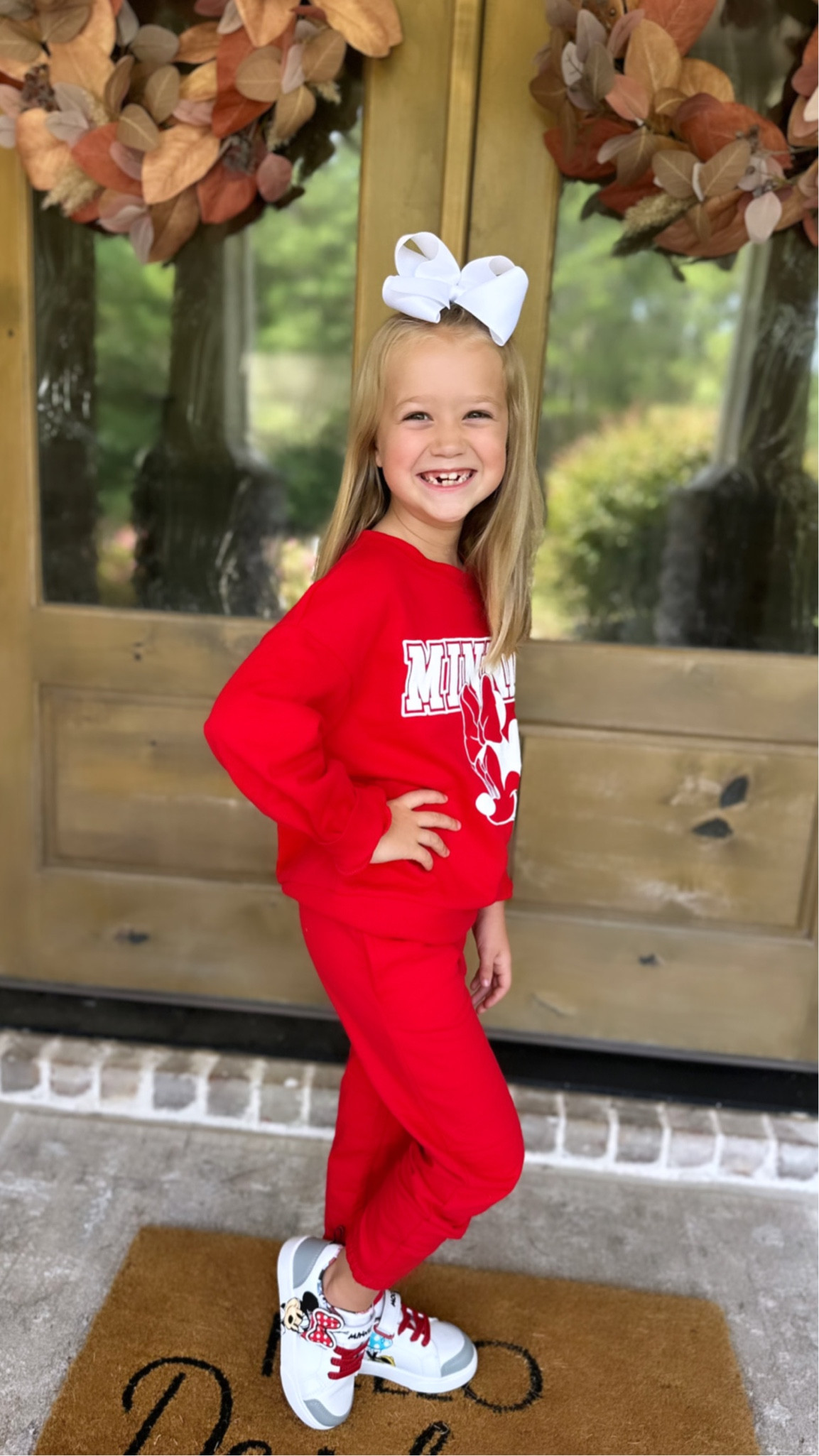 Disney lovers run to Walmart! The sweetest Minnie Mouse sweatshirts/joggers are new in the girls section and pair perfectly with these new Minnie sneakers! I’m itching to be back at the happiest place on earth😍 #walmart #walmartkids

#LTKunder50 #LTKsalealert #LTKkids