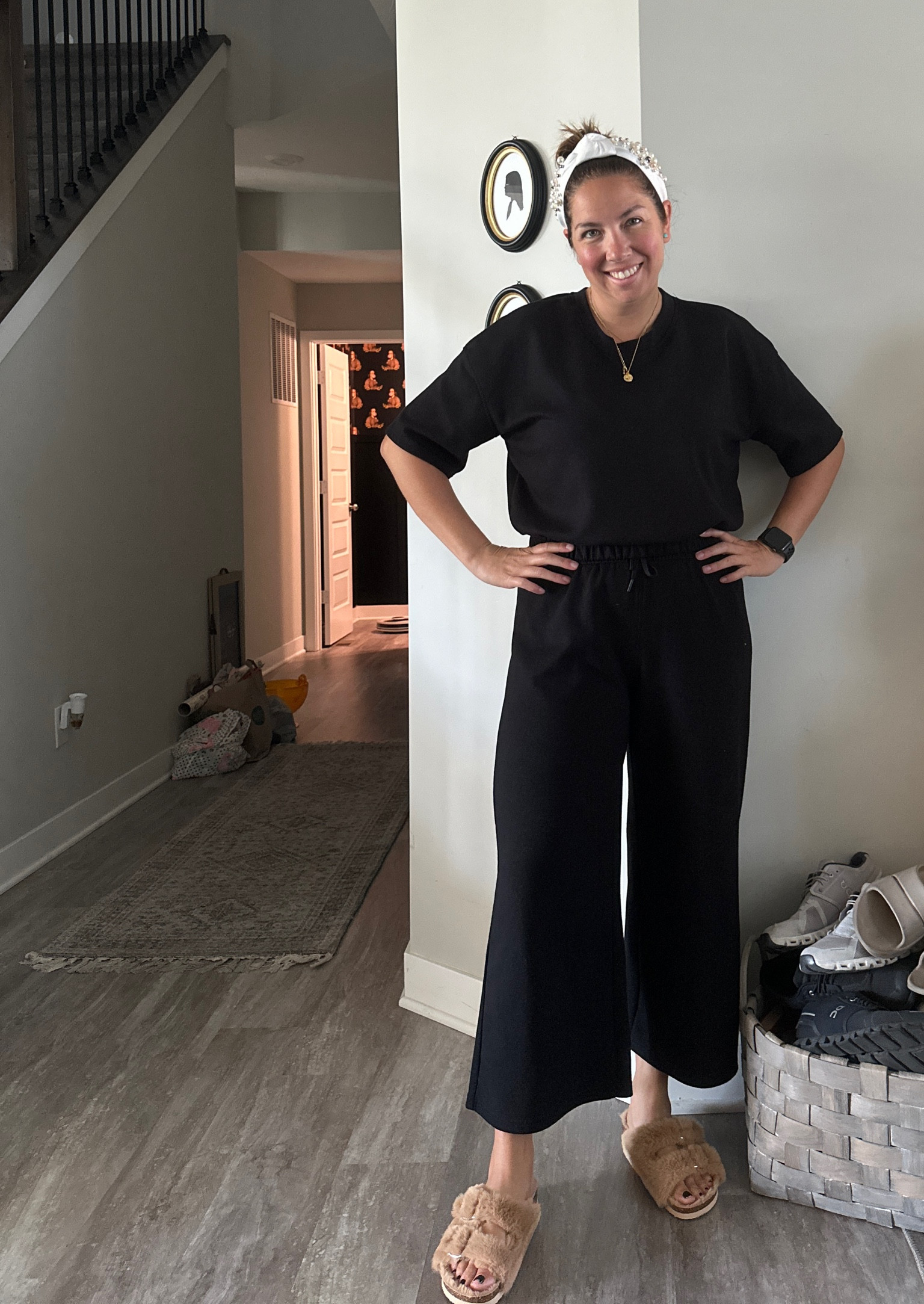 We are having a feeling like fall week over here in Indiana and that means cozy!  Here’s a few black sets that are cozy and perfect transition to fall!  
#sets #cozy #athleisure 

#LTKOver40 #LTKSeasonal #LTKMidsize