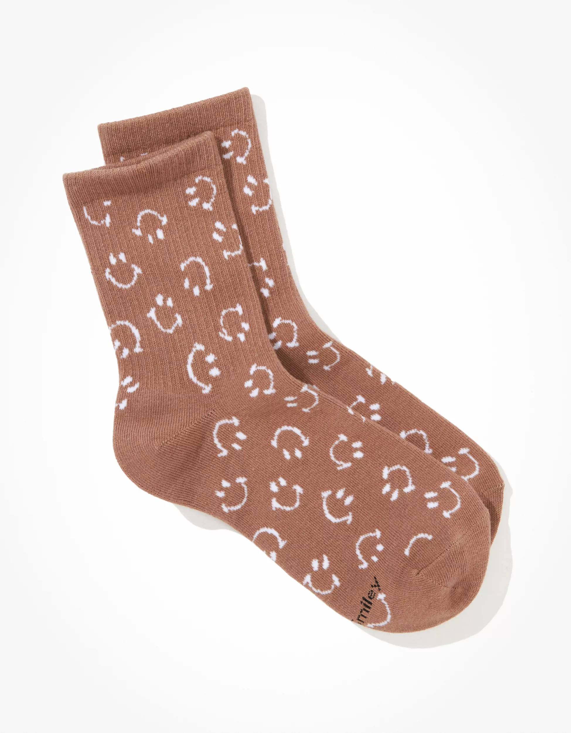 AE Smiley® '90s Crew Socks | American Eagle Outfitters (US & CA)