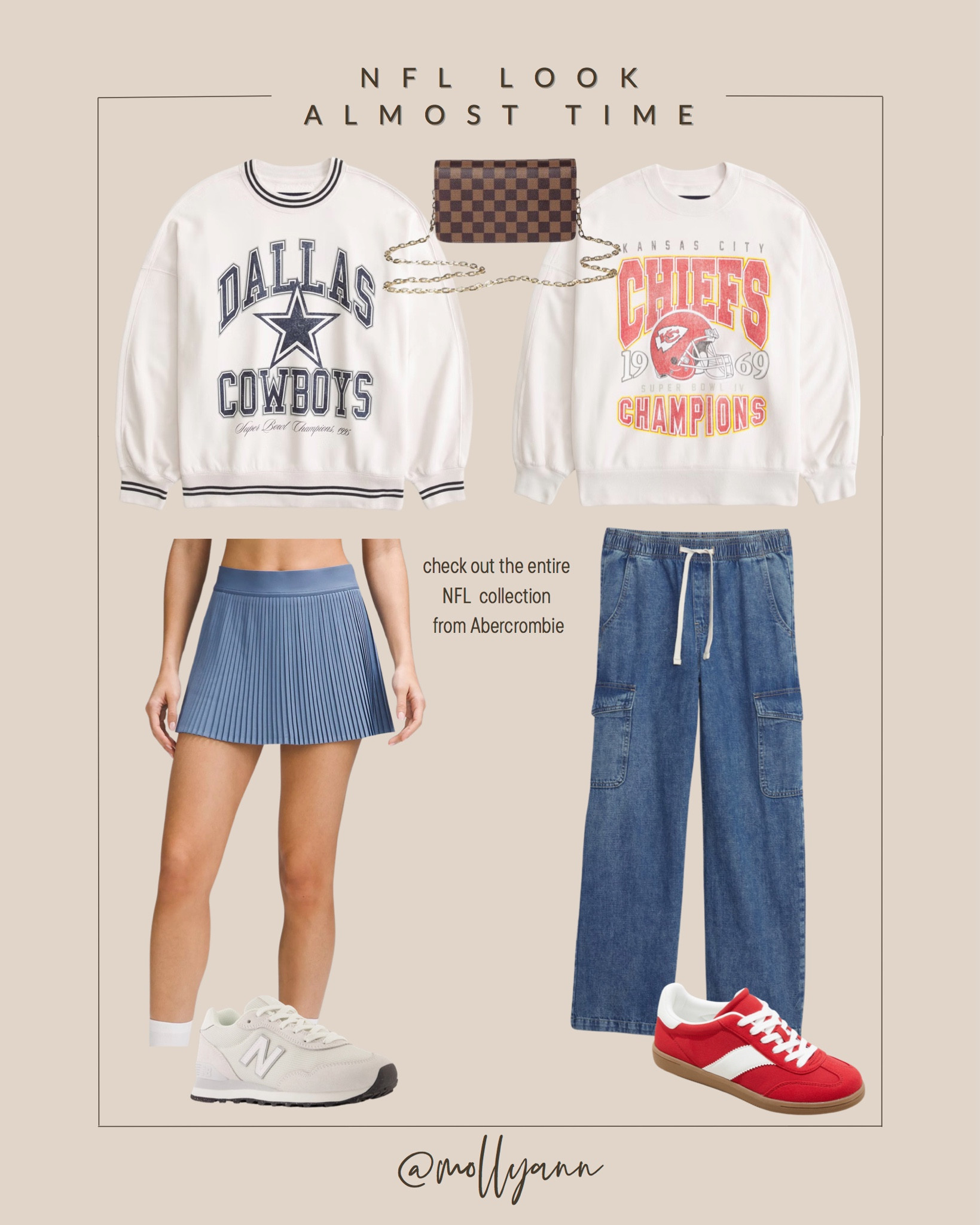 #NFL collection at Abercrombie for the whole family. Just a few weeks until kick off! 🏈 

#LTKFamily #LTKFindsUnder100 #LTKStyleTip