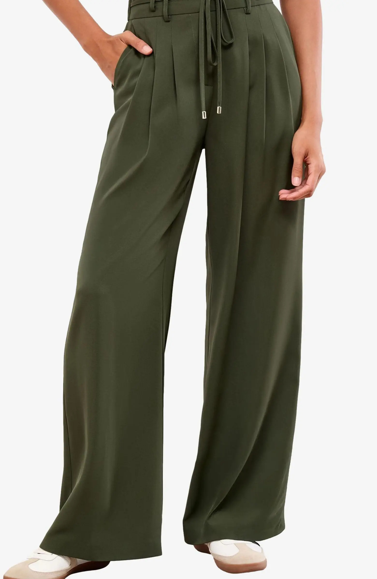 Belted Wide Leg Pants | Nordstrom
