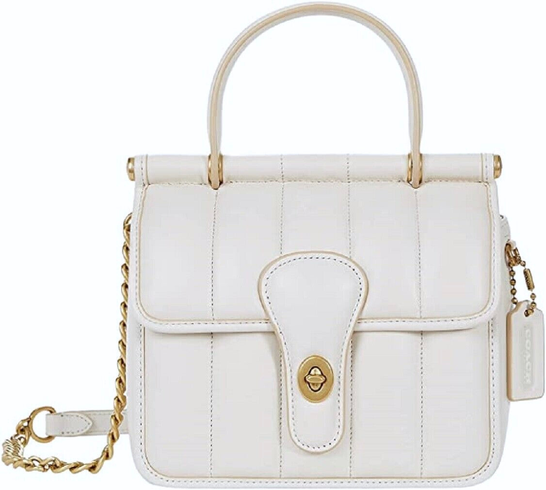 Coach ORIGINALS 90s Design Chalk QUILTED WILLIS 18 Top Handle Crossbody Bag $450 | eBay | eBay US