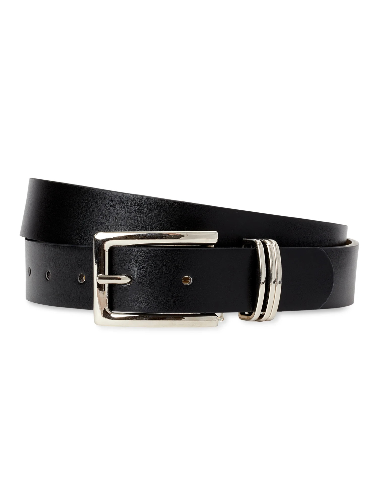Time and Tru Women's Multi Loop Belt, Black | Walmart (US)