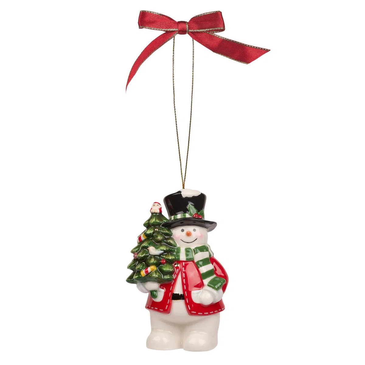 Spode Christmas Tree Snowman Ornament | Wayfair North America
