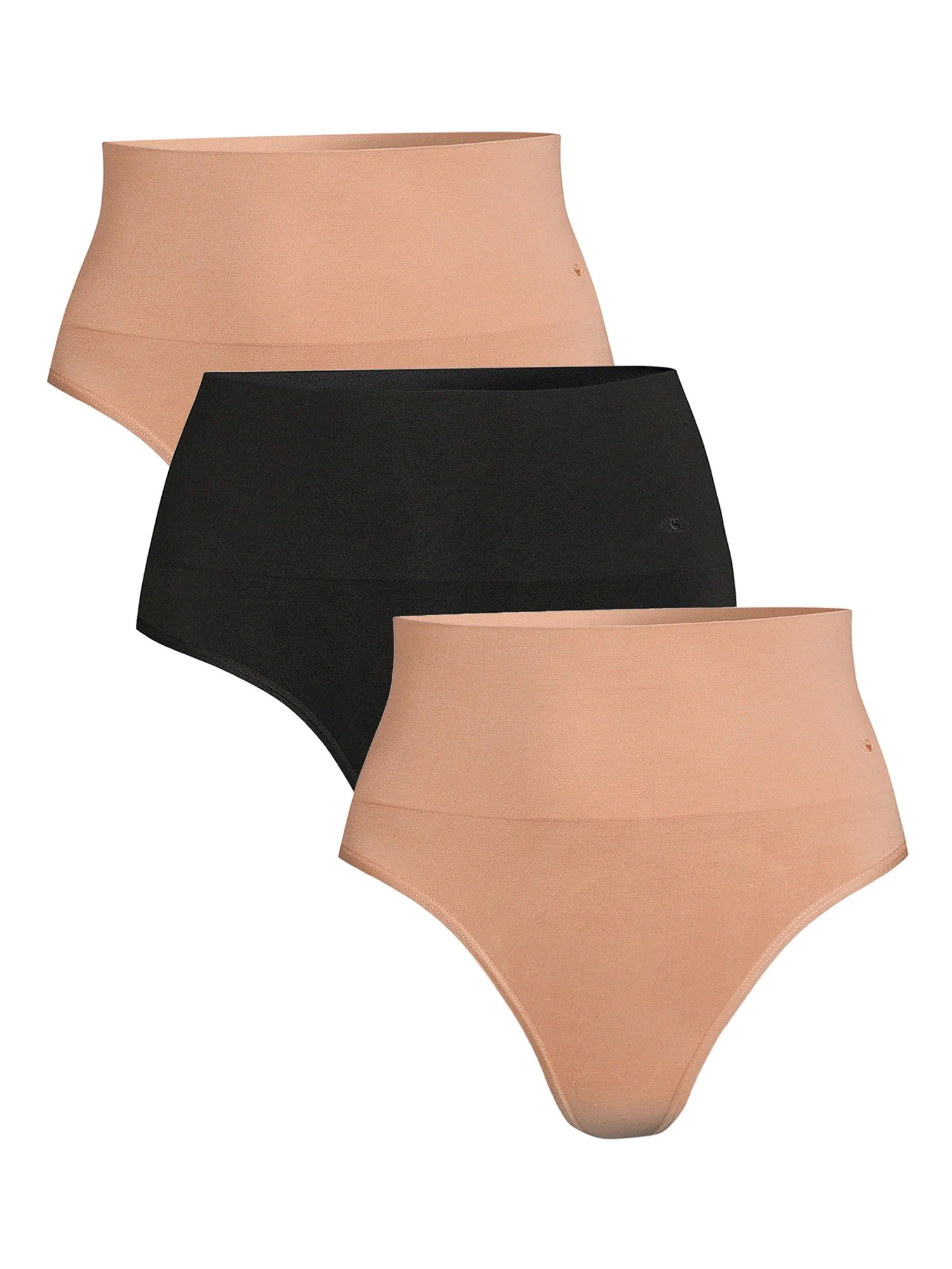 Sofia Intimates by Sofia Vergara Women's Seamless Thong Panties, 3-Pack - Walmart.com | Walmart (US)