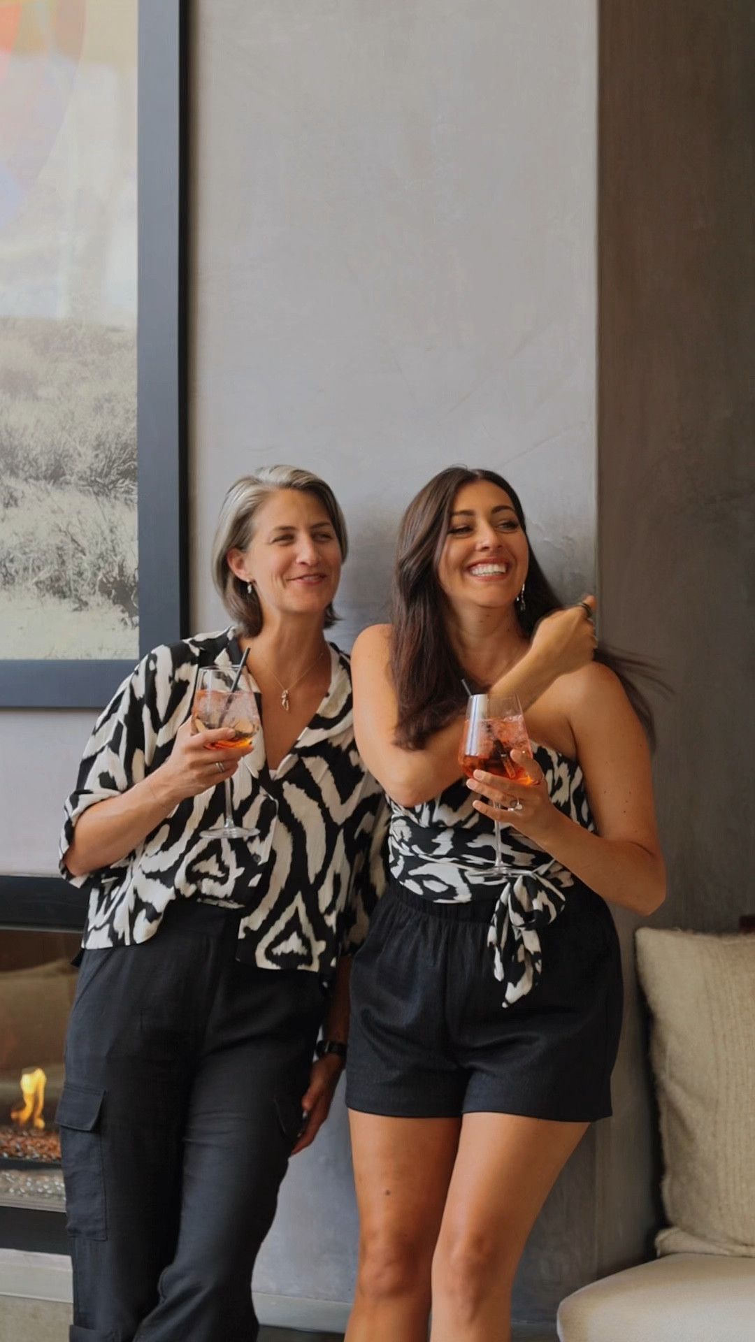 casual summer outfit idea / matching couple / lesbian fashion / androgynous summer outfit / couples style / vacation outfit / patterned resort look

#LTKsalealert #LTKunder50 #LTKstyletip