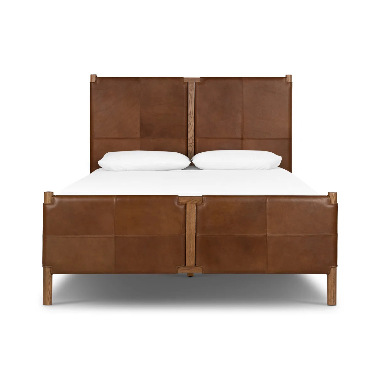 Sunita Leather Platform Bed | Wayfair North America