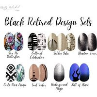 Color Street Retired Black Designs 100% Real Nail Polish Made in The USA Manicure | Etsy (US)