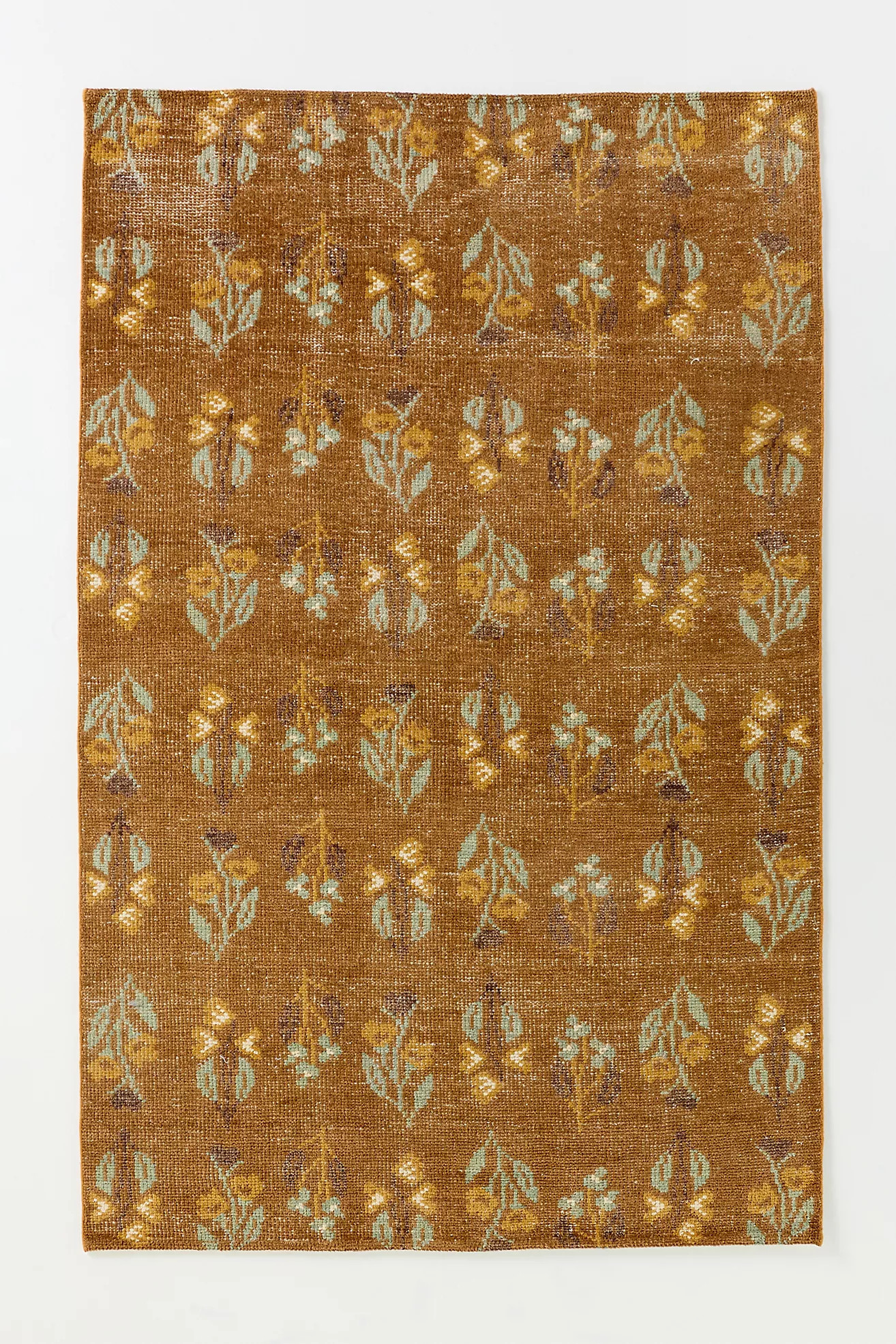 Ingrid Hand-Knotted Wool Floral Rug | Anthropologie (US)