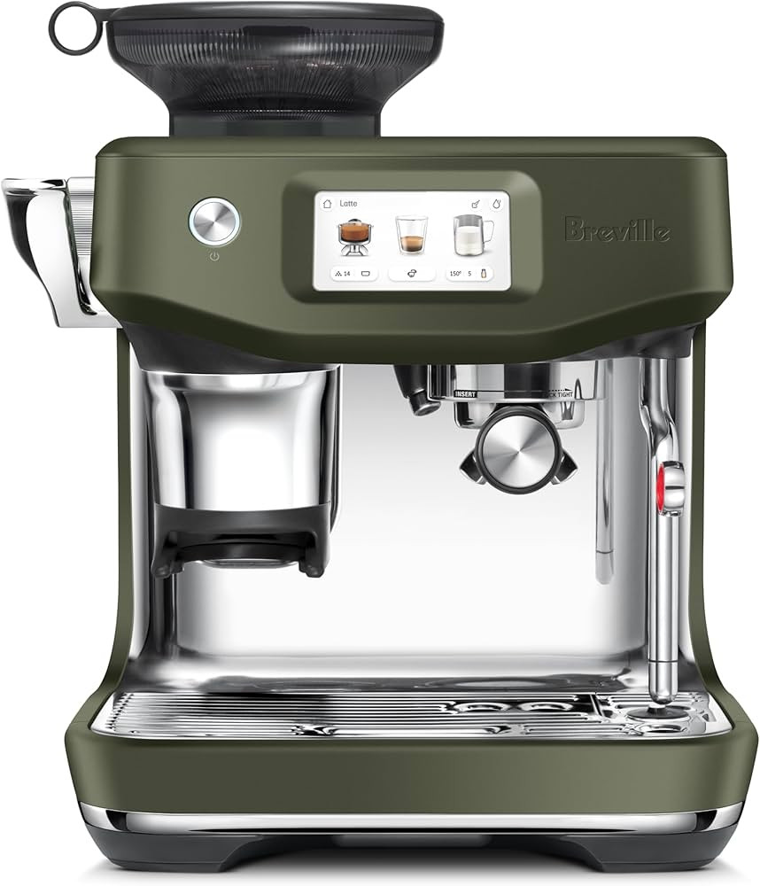 Breville Barista Touch Impress Espresso Machine BES881OLT, Olive Tapenade | Amazon (US)