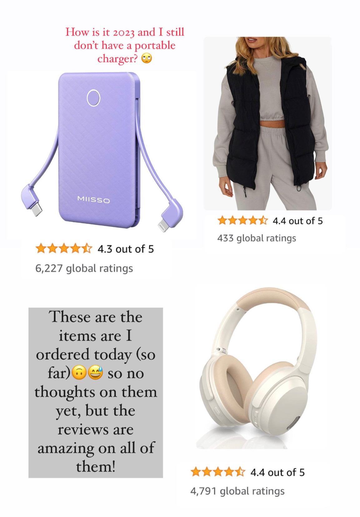 Amazon prime day deals. Amazon prime day sale. Amazon technology sale. Amazon headphones. Amazon vest. Portable charger. 

#LTKxPrime #LTKHoliday #LTKHolidaySale