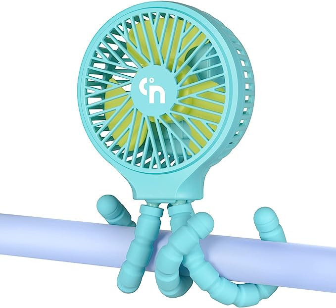 HomeLifairy Stroller Fan Battery Operated Fan Portable Fan Rechargeable Small USB Fan for Desk Mi... | Amazon (US)