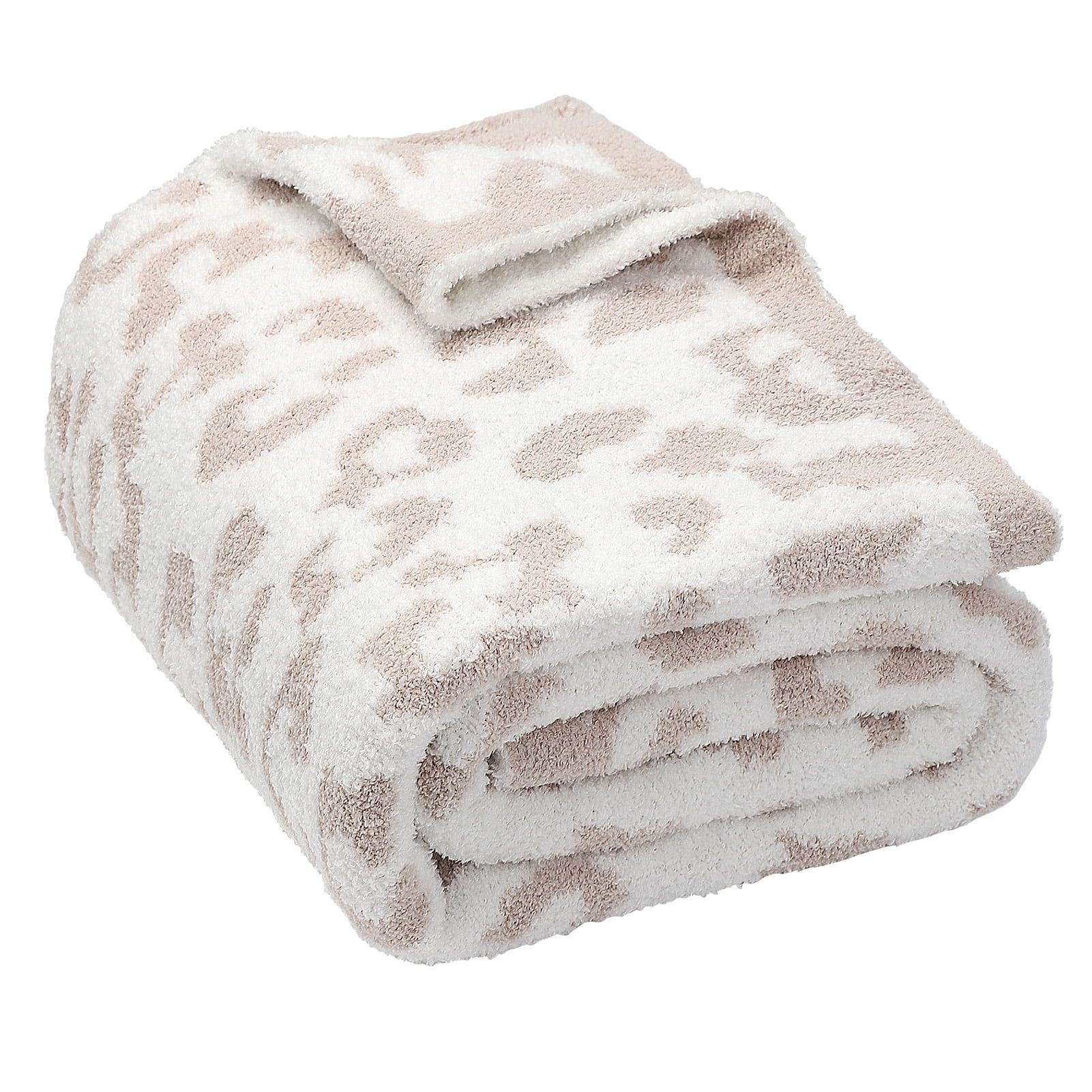 Livhil Large Soft Leopard Blanket (60"x70"), Warm Reversible Cheetah Blanket Leopard Throw Blanke... | Walmart (US)