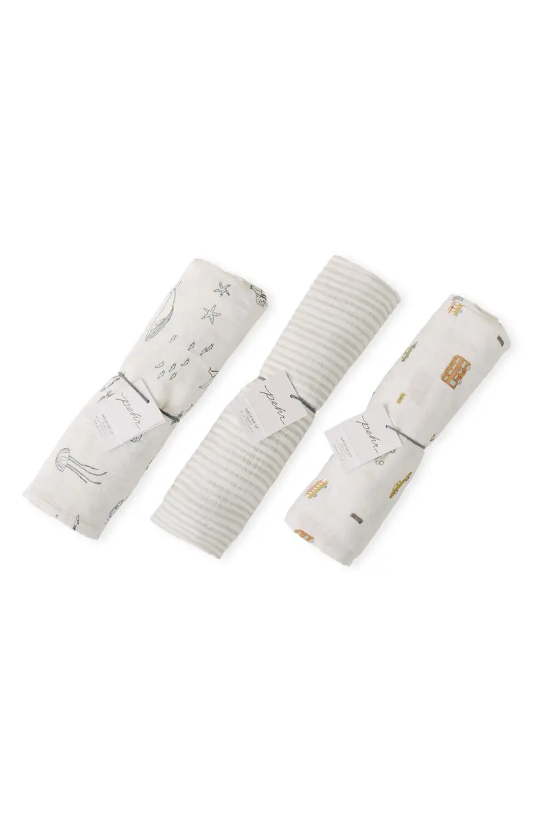3-Pack Organic Cotton Swaddles | Nordstrom