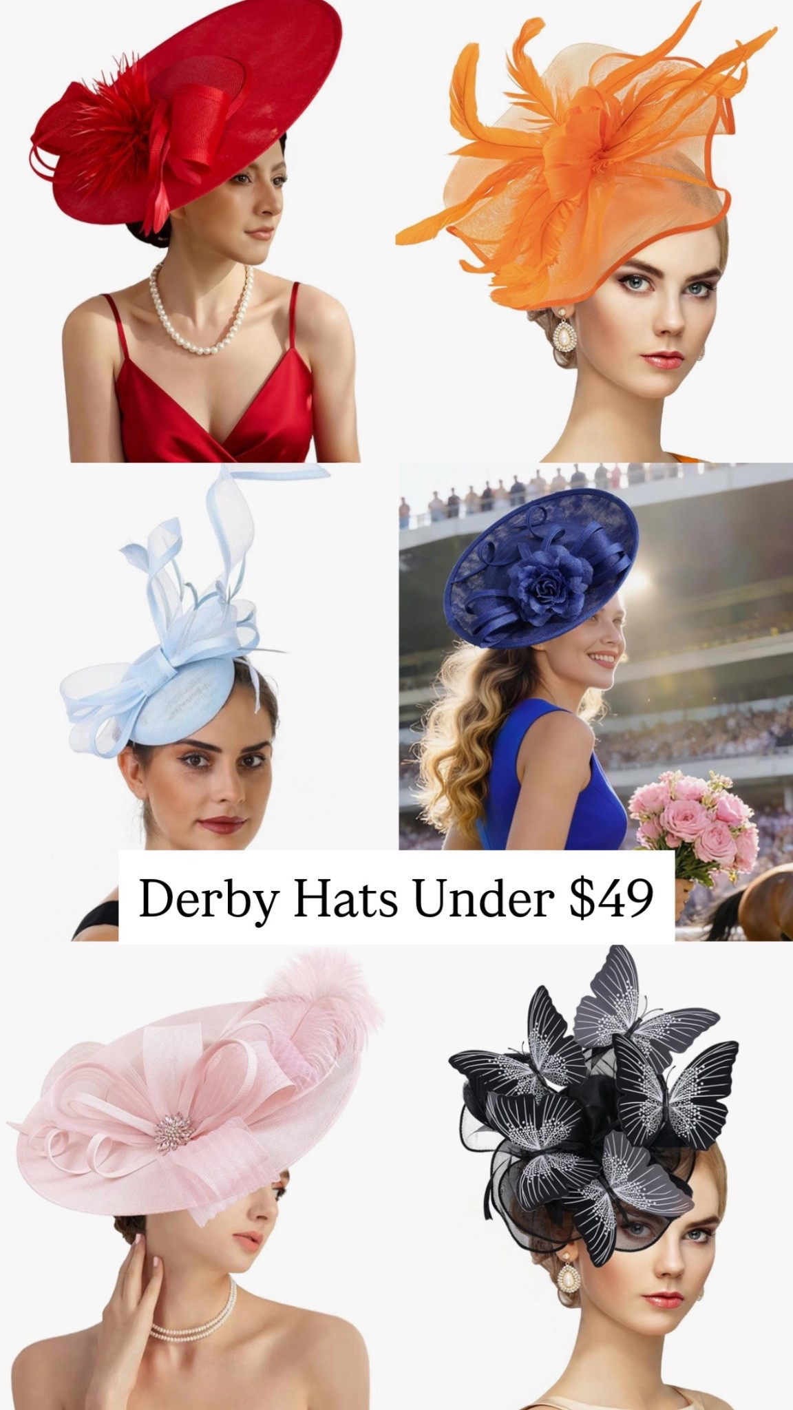 Last year I went on a hat buying spree. Being a Kentucky girl, I have been to the Derby seven times and only a WOW hat will do! I can personally vouch for these hats. They come in multiple colors.  

#LTKOver40 #LTKMidsize #LTKootd