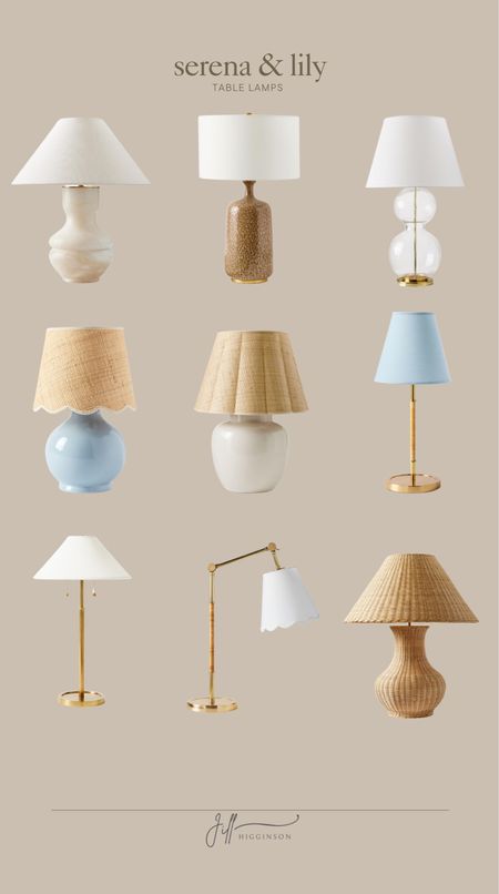 Serena and Lily table lamps.

Table lamps, lamps, large table lamp, small table lampps

#LTKhome