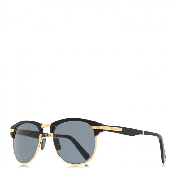 LOUIS VUITTON Acetate Metal In The Pocket Sunglasses Z1017U Black Gold | Fashionphile