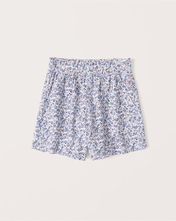 Matching Set
			


  
						Linen-Blend Pull-On Shorts | Abercrombie & Fitch (US)