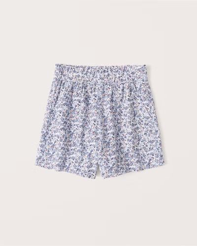 Matching Set
			


  
						Linen-Blend Pull-On Shorts | Abercrombie & Fitch (US)