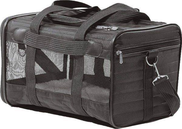 SHERPA Original Deluxe Airline-Approved Dog & Cat Carrier Bag, Charcoal, Large - Chewy.com | Chewy.com