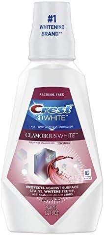Crest 3D White Luxe Glamorous White Multi-Care Whitening Mint Flavor Mouthwash, Pack of 3 (Packag... | Amazon (US)