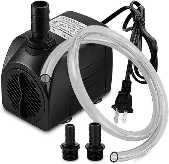 PULACO 400GPH Submersible Water Pump with 5 ft Tubing, 25W durable fountain water pump for Pond F... | Amazon (US)
