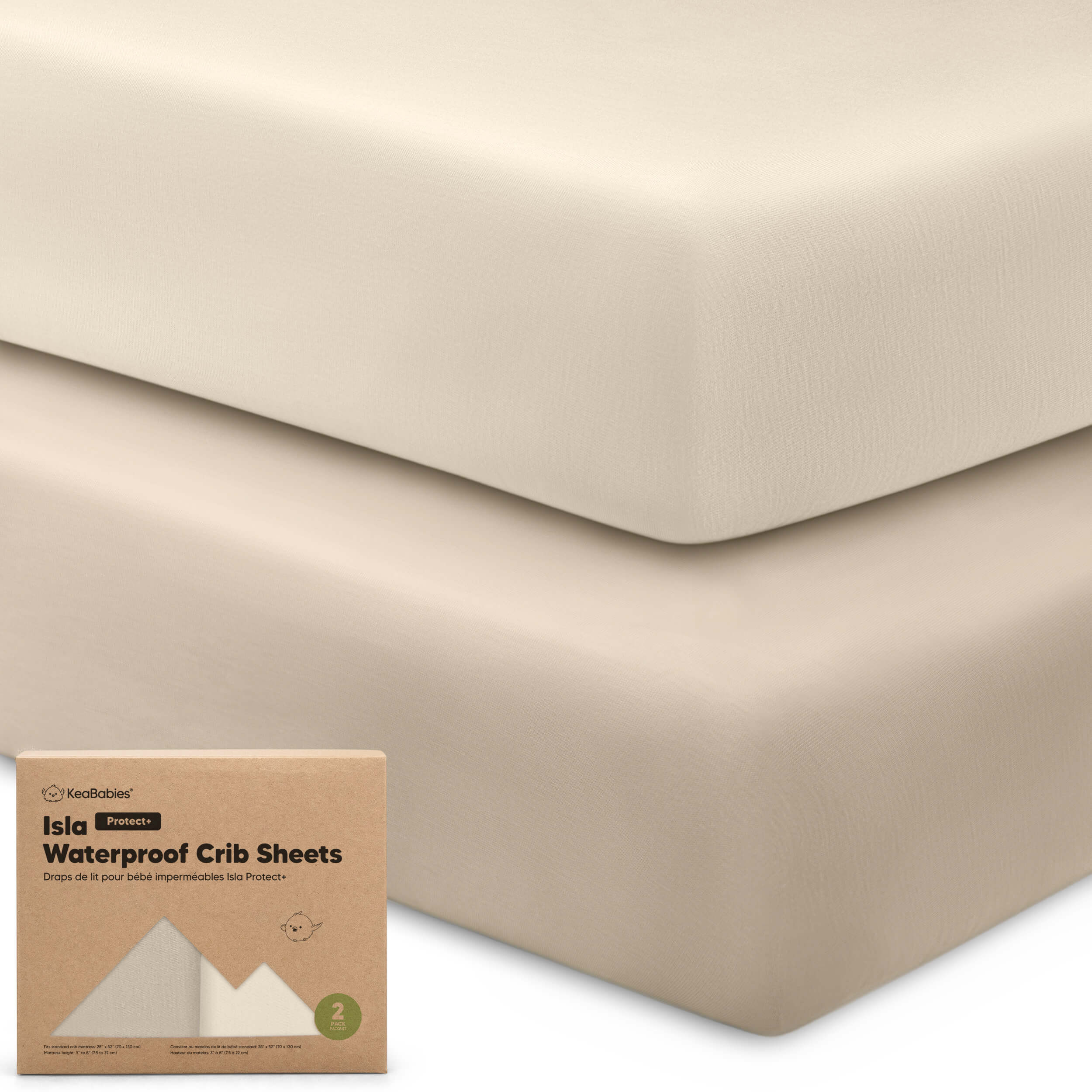 Fitted Crib Sheet For Baby Nursery Cot | KeaBabies | KeaBabies
