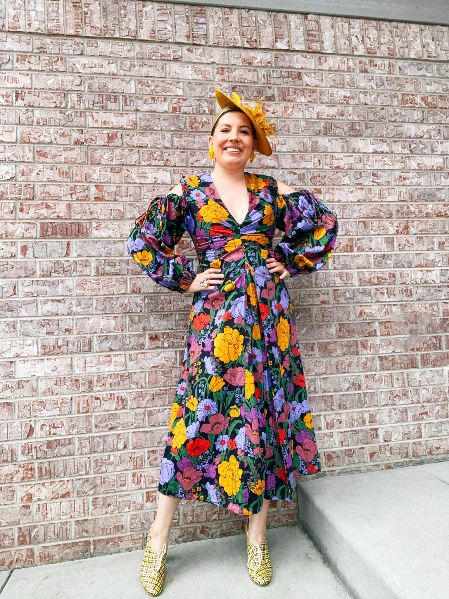 Sharing my favorite fall wedding guest fits today - and this one is a compliment-magnet. The fabric is cotton so it’s not too hot, but the print is perfect for a fall soirée. Fits true to size.

#LTKSaleAlert #LTKMidsize #LTKWedding