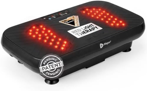 Lifepro VibraRed Vibration Plate with Red Light Therapy & Resistance Bands | Amazon (US)