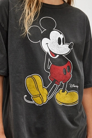 Junk Food Classic Mickey Crackle Tee | Free People (Global - UK&FR Excluded)