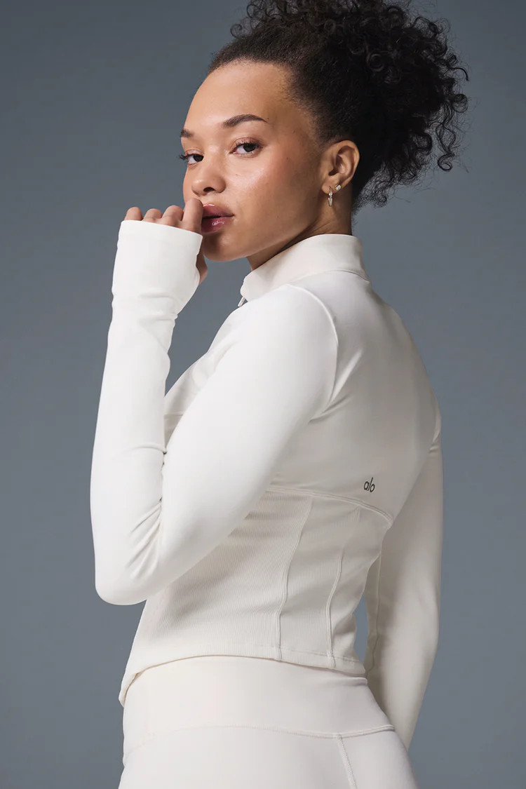 Airbrush Corset Full Zip Jacket | Alo Yoga (US)