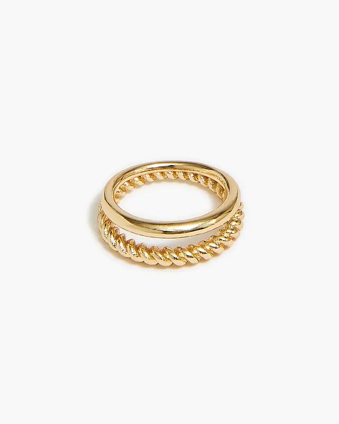 Gold rope ring | J.Crew Factory