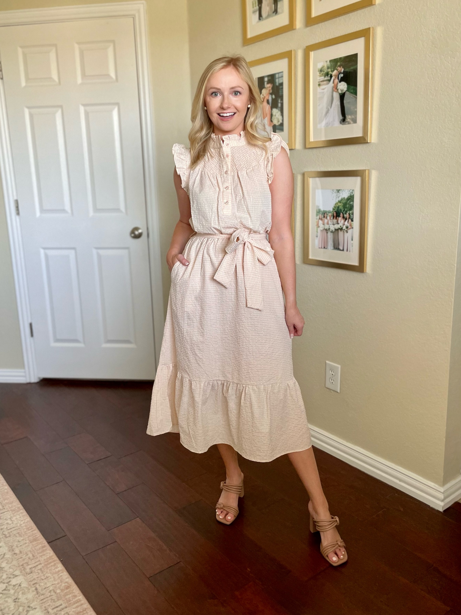 Wearing an XS. Use code SWEETSAV10 at checkout | gingham dress, midi dress, transition dress, teacher dress, teacher outfit 

#LTKFind #LTKSeasonal #LTKBacktoSchool