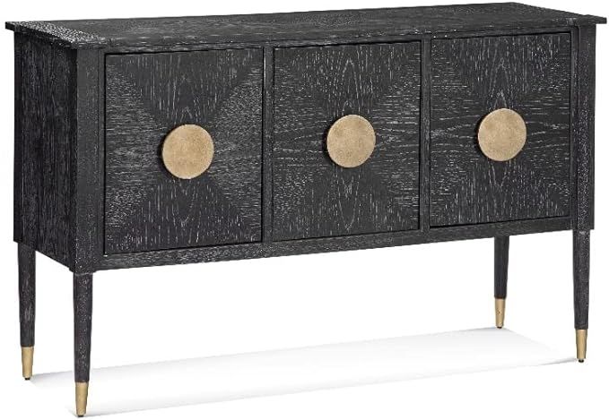 Bassett Mirror Jensen Console Table in Black Wood | Amazon (US)