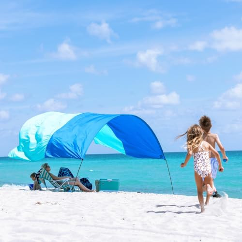 New Shibumi Shade® Classic with Quiet Canopy, The Original Wind-Powered® Beach Shade, Provides 150 Sq. Ft. of Shade, Weighs Only 4 lbs, Sets up in 3 Minutes. World's Best Beach Shade. | Amazon (US)