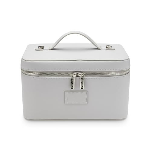 ETOILE - Vanity Case Grey - Stylish Travel Makeup Bag Organizer with Dividers | Amazon (US)