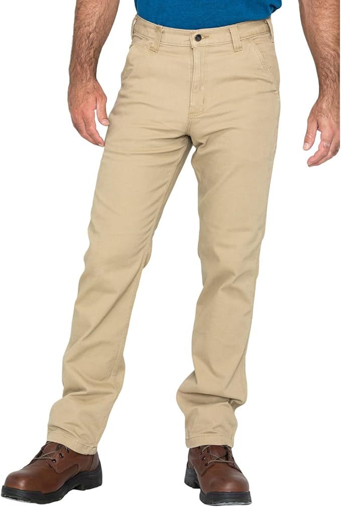 Carhartt Men's Rugged Flex® Relaxed Fit Canvas Work Pant | Amazon (US)