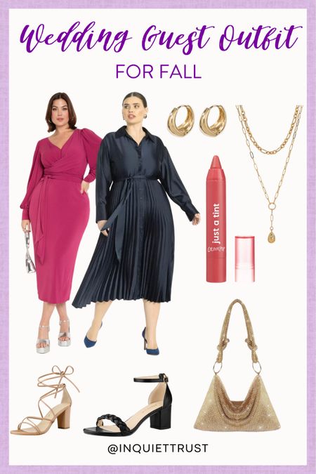 Here's an outfit idea that is perfect for wedding guests this season!

#womensaccessories #formalwear #fallwedding #curvyoutfit

#LTKstyletip #LTKSeasonal #LTKmidsize
