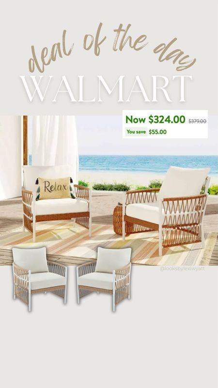 Walmart deal of the day on patio furniture! 