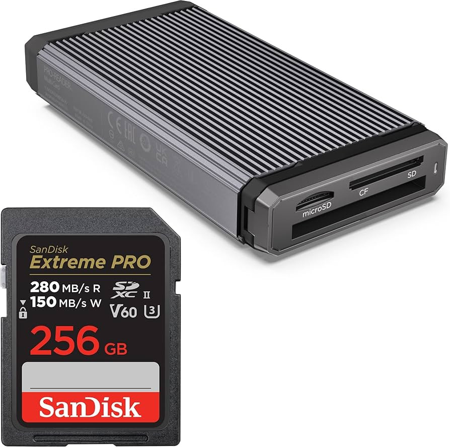 SanDisk 256GB Extreme PRO SDXC UHS-II Memory Card with SanDisk Professional PRO-Reader Multi-Card... | Amazon (US)