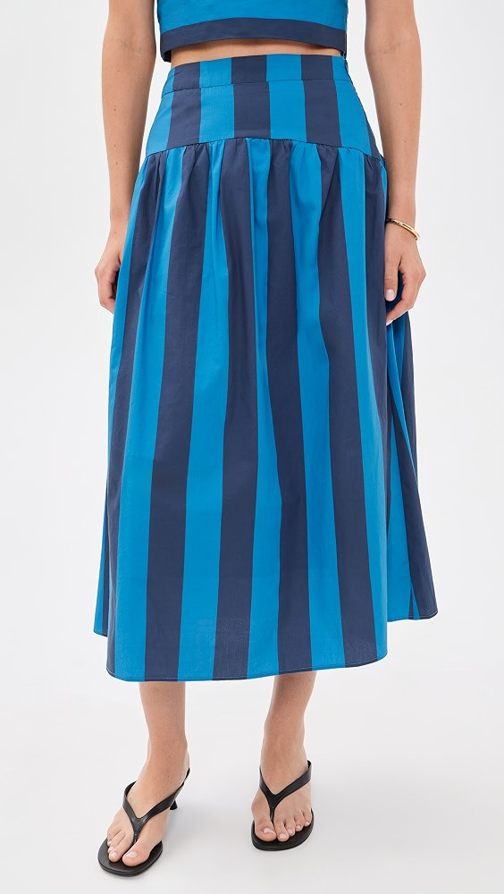 Striped Midi Skirt | Shopbop